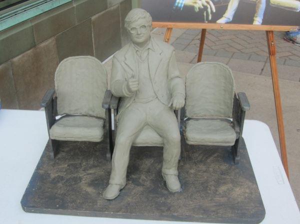 Roger Ebert sculpture, miniature version