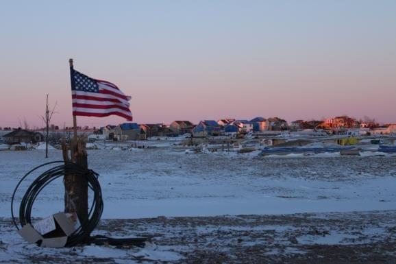 A home all but wiped away in Washington, Ill. during the November tornado.