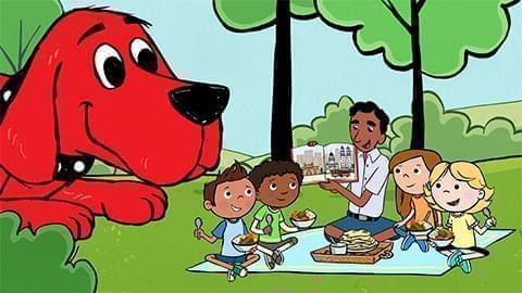 Clifford the Big Red Dog illustration